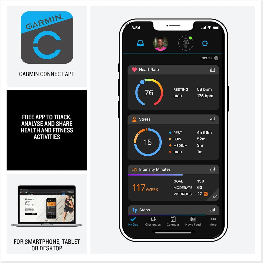 Garmin vívoactive 5 | Smartwatch GPS AMOLED | Durata della batteria di 11 giorni | Nero
