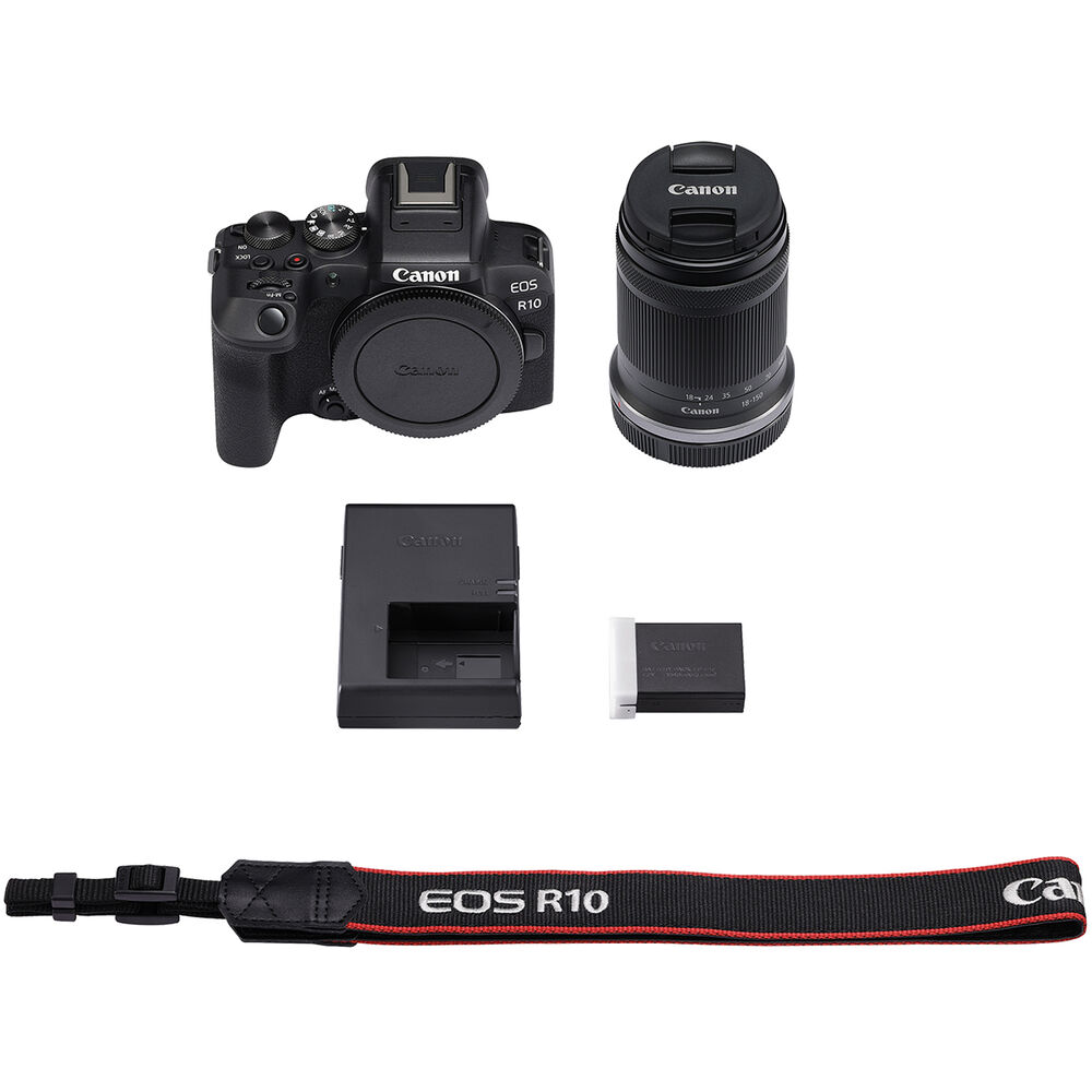 Kit fotocamera digitale mirrorless Canon EOS R10 + obiettivo RF-S 18-150 mm f/3.5-6.3 IS STM