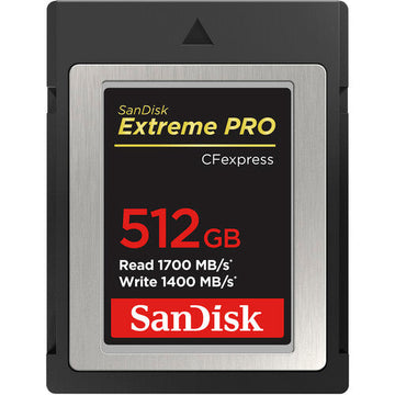 Scheda SanDisk Extreme PRO CFexpress da 512 GB tipo B